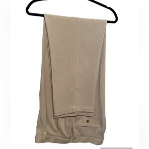 Tommy Bahamas Mens Khaki Pleated Dress Pants 36/34